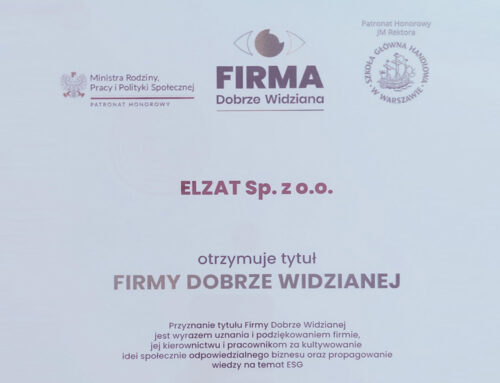 ELZAT – FIRMĄ DOBRZE WIDZIANĄ